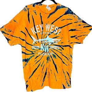 Key West Original Florida Orange and Black T-Shirt Size XL NWOT